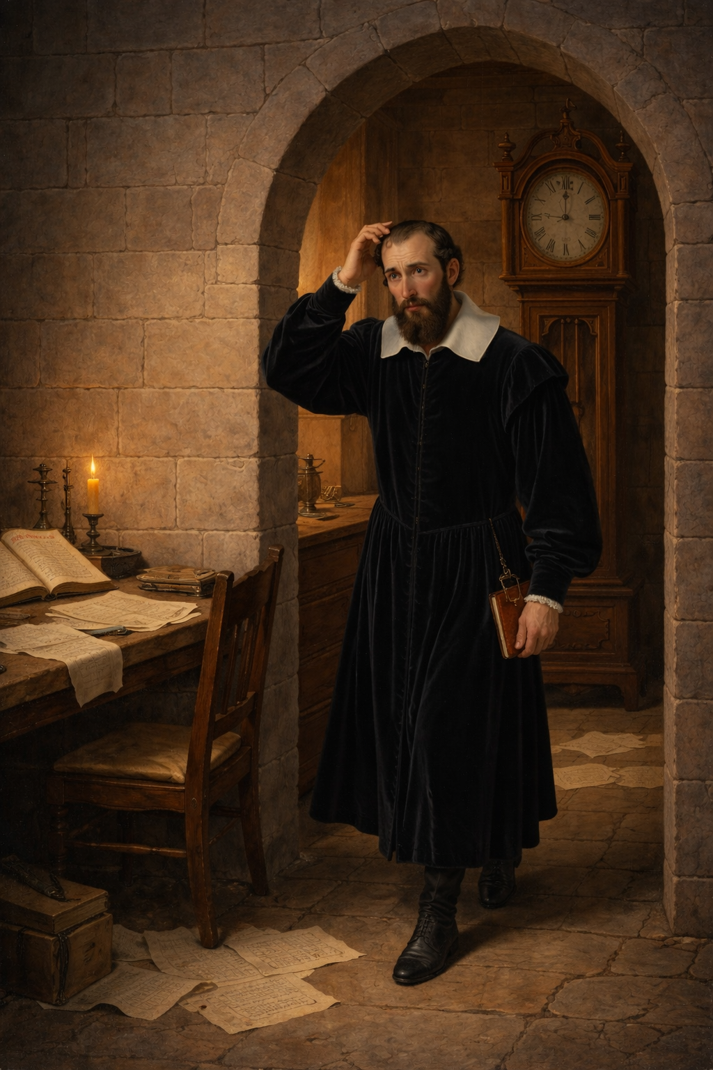 Medieval manuscript-inspired occurrence artwork